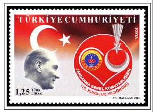 COLOR PRINTED TURKEY 2011-2015 STAMP ALBUM PAGES (55 illustrated pages)
