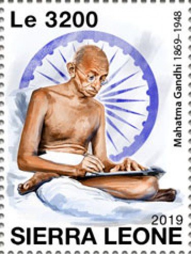 Stamps SIERRA LEONE  / 2019.Mahatma Gandhi