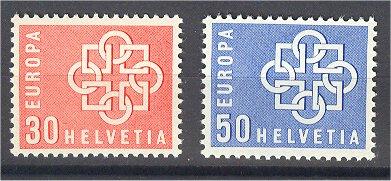 SWITZERLAND 1959, EUROPA CEPT, SET MNH **	