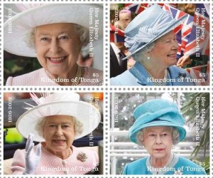 2023 04- TONGA - QUEEN ELIZABETH II      4V  complet set    MNH **