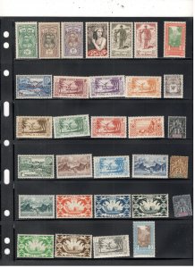 FRENCH OCEANIC COLLECTION ON STOCK SHEET MINT/USED
