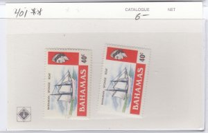 Bahamas 401 40c Sponge Boat mnh