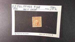 Philippines (U.S.) 1906 Scott# 248 fine hinged