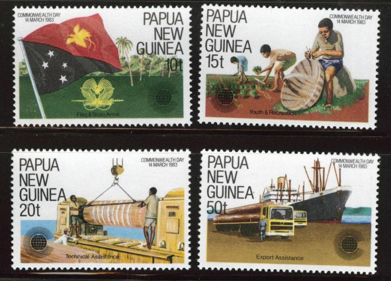 Papua New Guinea, PNG  Scott 580-583 MNH** 1983 set