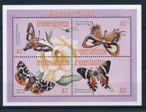 [31952] Grenada Grenadines 2000 Butterflies  Papillons  MNH Sheet