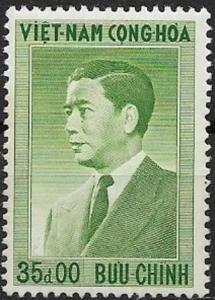 South Vietnam 1956 35P President Ngo Dinh Diem definitives #49, MNH