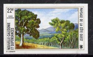 New Caledonia 1974 West Coast Landscapes 22f imperf proof...