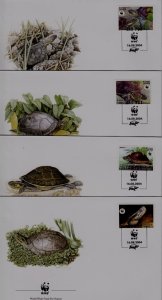 Laos 1625 FDC WWF-04/Turtles