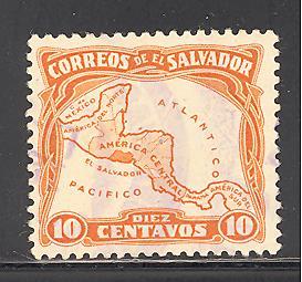 El Salvador Sc # 500 used