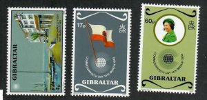Gibraltar; Scott 443, 445-446; 1983; Unused; NH