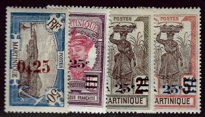 Martinique SC#119-122 Mint F-VF...Worth checking out!