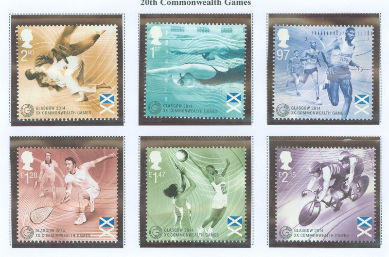 Great Britain #3305-3310 Mint (NH) Single (Complete Set) (Sports)