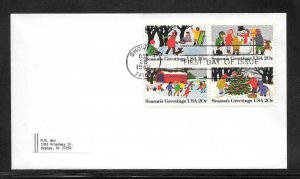 Just Fun Cover #2027-30 FDC CACHET (A883)