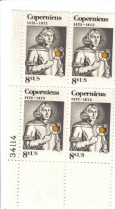 Scott US # 1488, MNH Plate block of 4