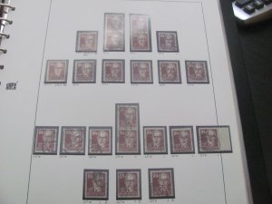 GERMANY SBZ MNH 1945-1948 COLLECTION OF MNH,USED, COVERS SEVERAL CERTS. (137)