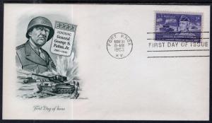 US 1026 George Patton Artmaster U/A FDC
