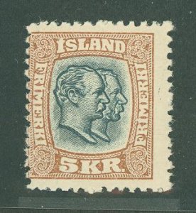 Iceland #85 Mint (NH) Single