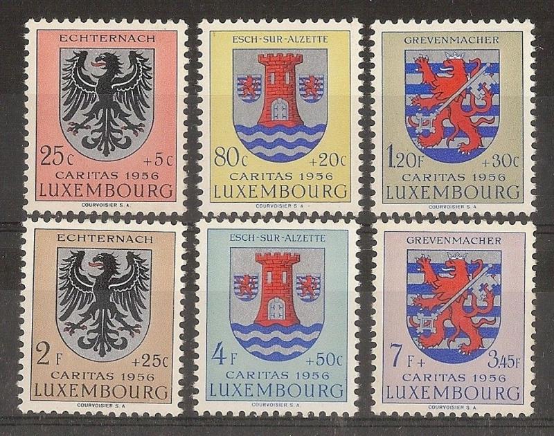 Luxembourg 1956 Fund SG615-620 Mint Cat£25