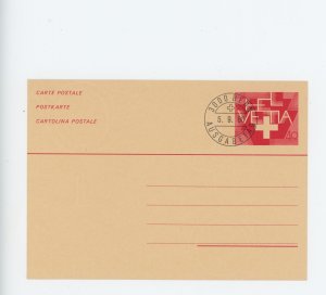 Switzerland PS 1980 postal card FDC   (2501 114)