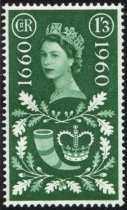 Great Britain #376 1'3s General Letter Office (1960) MNH