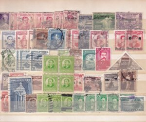 SA25b Philippines, Personalities, various selection of used stamps