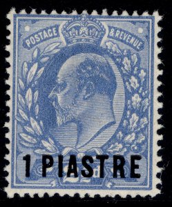 BRITISH LEVANT EDVII SG27, 1pi on 2½d bright blue, NH MINT. Cat £29+ TYPE 8