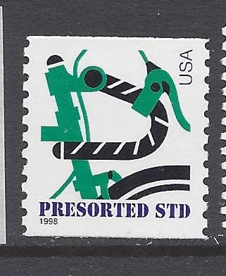 3229 catalog # Modern Bicycle Presorted STD coil stamp