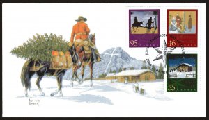 Canada 1873-5 Christmas 2000  FDC AFDCS cachet Nov 3, 2000