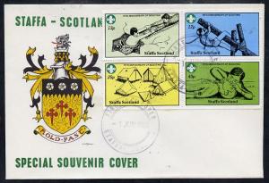 Staffa 1982 75th Anniversary of Scouting perf set of 4 on...