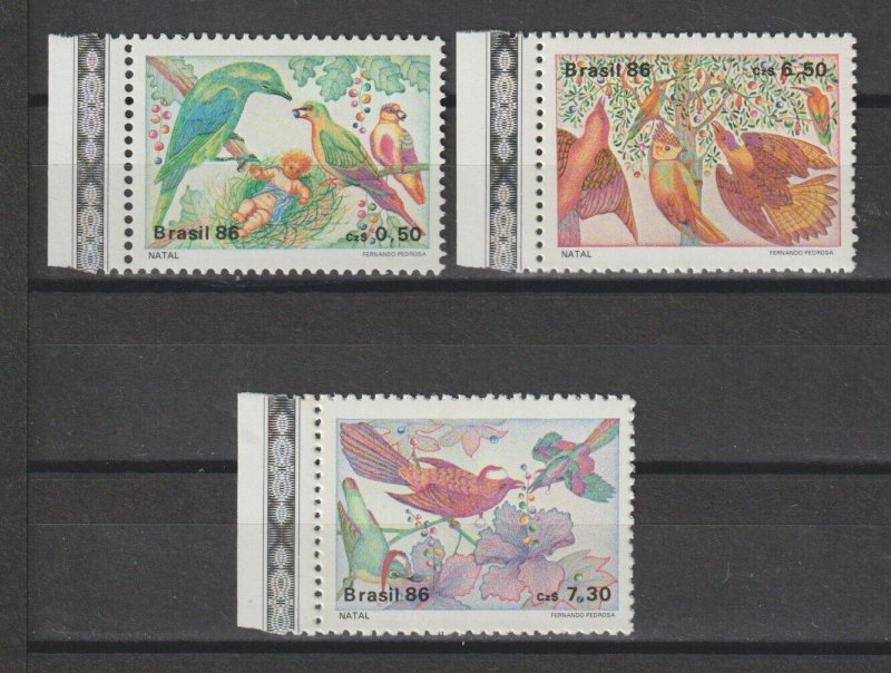 BRAZIL 1986 SG 2256/8 MNH