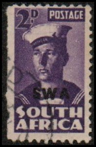 South West Africa 147a - Used - 2p Sailor (1942)