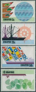 Singapore 1975 SG249-252 Ports and Harbours Conference set MLH