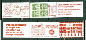 Denmark. 1979. Booklet 10 Kr. Mnh. 4 x 10+4 x20 Ore Waves + 4x100+120 Ore Queen.