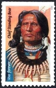 U.S.#5798 Chief Standing Bear 63c FE Single, MNH.