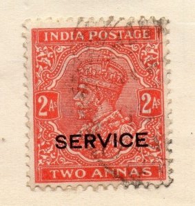 India 1932 Early Issue Fine Used 2a. Optd 140343