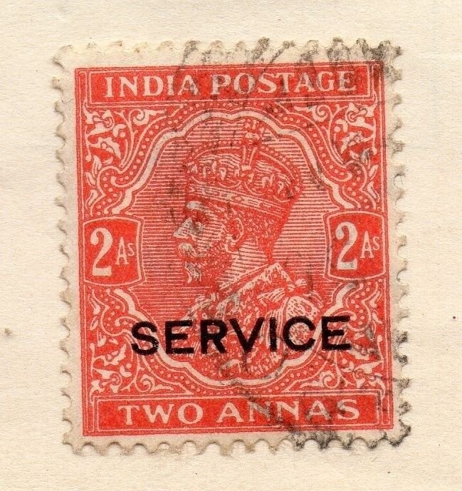 India 1932 Early Issue Fine Used 2a. Optd 140343