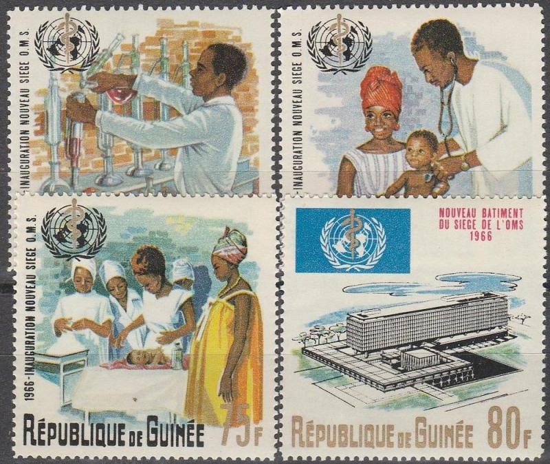 Guinea #449-52  MNH F-VF (V706)