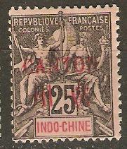 France Off China Canton 8 Yv 10 MLH F/VF 1901 SCV $13.50