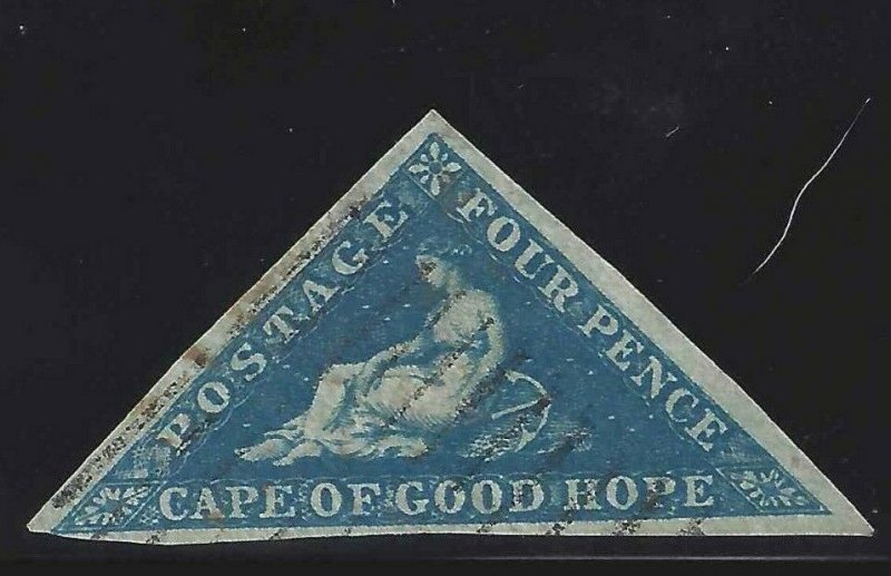 Cape of Good Hope 1853 SC 2 Used SCV $170.00