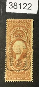 MOMEN: US STAMPS   #R44c USED LOT #38122