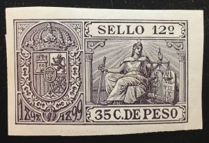 Cuba?? Sello Revenue 115 ?? 35 C. De Peso MNH (c1898-1899) [R153]