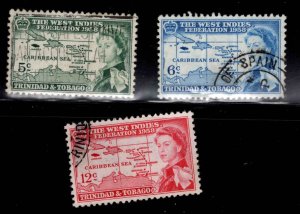 Trinidad  & Tobago Scott 86-88 Used set typical cancels