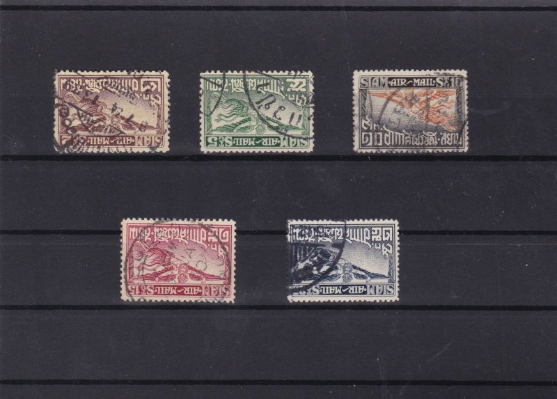 thailand 1925 air stamps ref 11551 