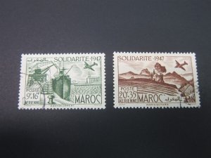 French Morocco 1948 Sc CB26-7 set FU