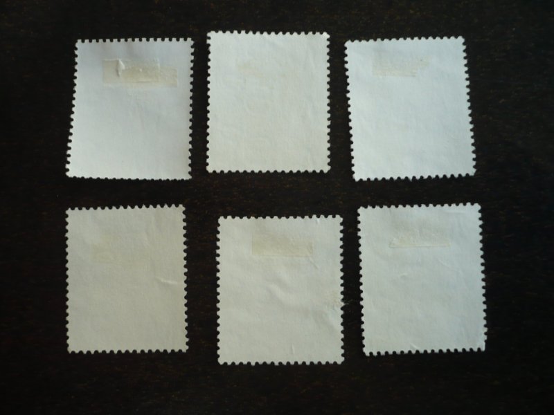 Stamps - Malaya Penang-Scott# 88,90-94- Mint Hinged & Used Part Set of 6 Stamps