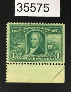 US STAMPS # 323 MINT OG NH LOT #35575