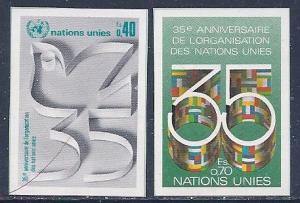 UN Geneva Scott # 95a-b MNH