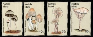 NORFOLK ISLAND SG300/3 1983 FUNGI MNH