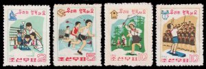 Korea, DPR Scott 460-463 (1963) Mint NH VF, CV $12.00 C