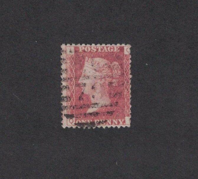 Great Britain 33 - Queen Victoria. 1 Penny. Single. Plate #95   #02 GB33